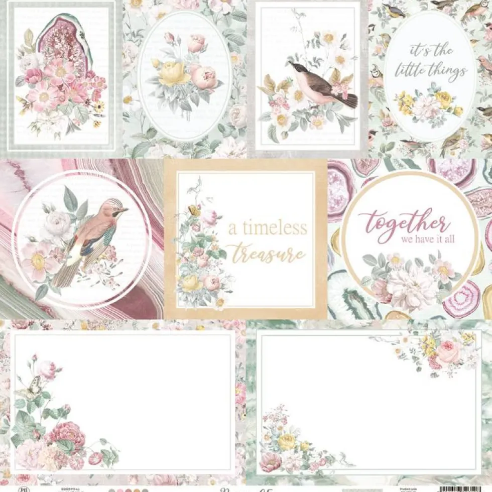 Papier do scrapbookingu 30,5 x 30,5 cm - Piątek Trzynastego - Precious 05