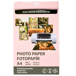 Papier fotograficzny matowy A4 - Koh-I-Noor- 190 g/m² 50 ark.