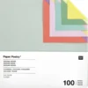 Papier origami Duo Color Classic - Paper Poetry - 15 x 15 cm, 100 ark.