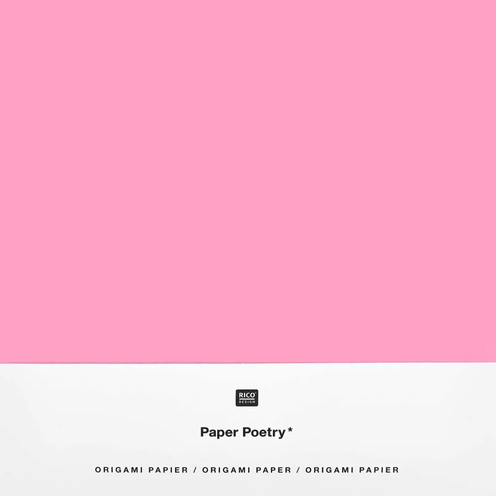 Papier origami Sakura Flowers z szablonami - Paper Poetry - 80 g, 50 ark.