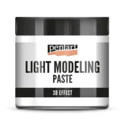 Pasta modelująca 3D Effect - Pentart - biała, lekka, 500 ml