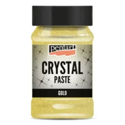 Pasta strukturalna Crystal - Pentart - złota, 100 ml