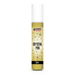 Pasta strukturalna Crystal w pisaku - Pentart - złota, 30 ml