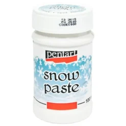 Pasta strukturalna imitująca śnieg - Pentart - 100 ml