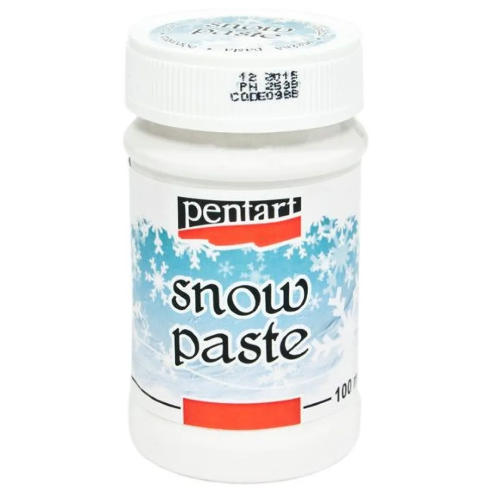 Pasta strukturalna imitująca śnieg - Pentart - 100 ml