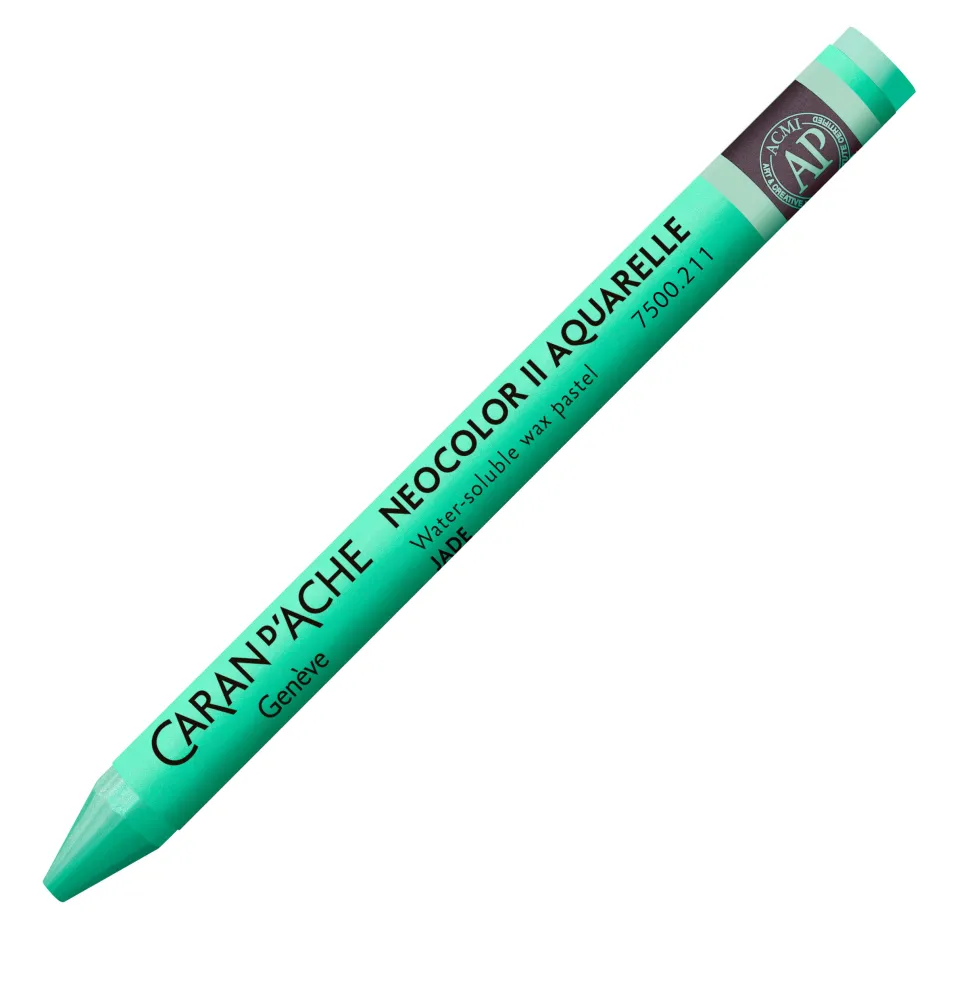 Pastela akwarelowa Neocolor II - Caran d'Ache - 211, Jade Green