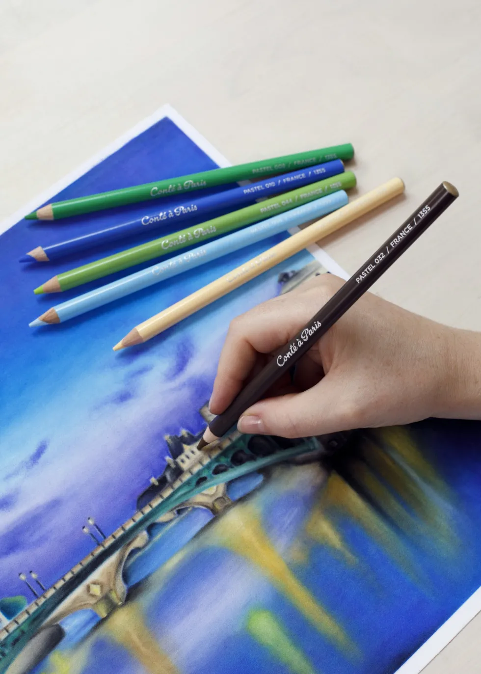 Pastela sucha w kredce - Conté à Paris - 013 White
