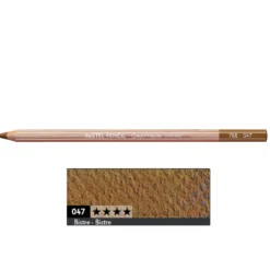Pastela sucha w kredce Pastel Pencil - Caran d'Ache - 047, Bistre