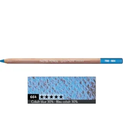 Pastela sucha w kredce Pastel Pencil - Caran d'Ache - 664, Cobalt Blue 30%