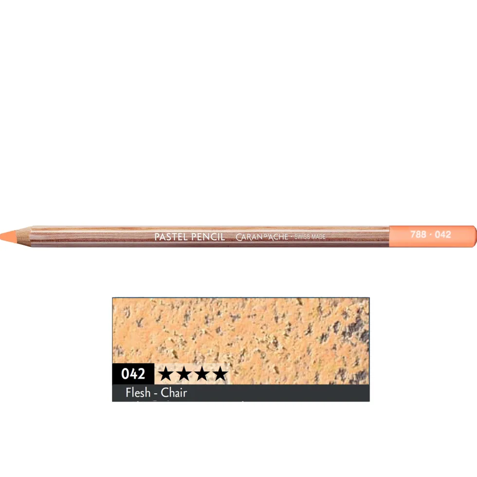 Pastela sucha w kredce Pastel Pencil - Caran d'Ache - 042, Flesh