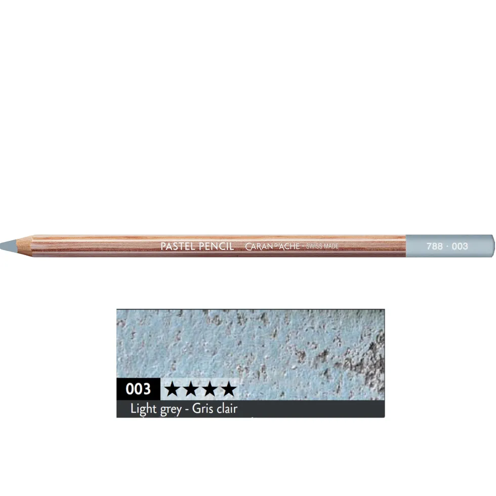 Pastela sucha w kredce Pastel Pencil - Caran d'Ache - 003, Light Grey