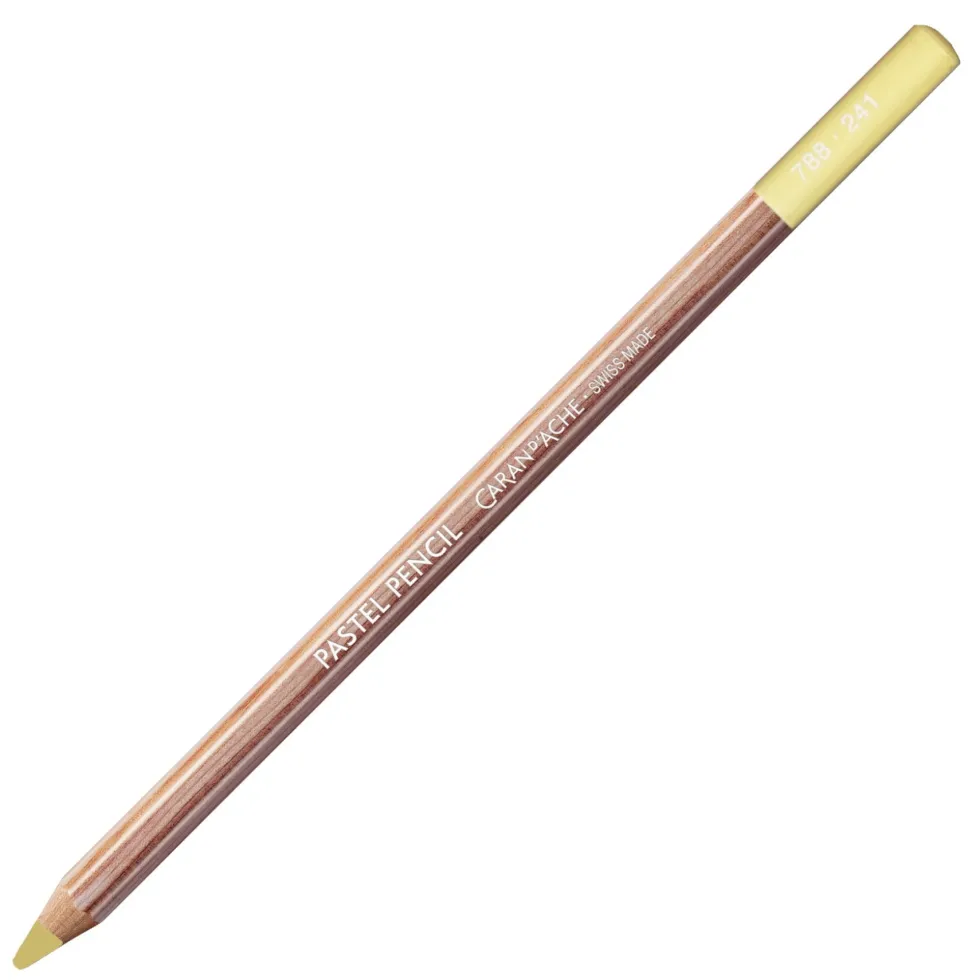 Pastela sucha w kredce Pastel Pencil - Caran d'Ache - 241, Light Lemon Yellow