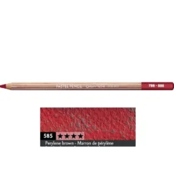 Pastela sucha w kredce Pastel Pencil - Caran d'Ache - 585, Perylene Brown