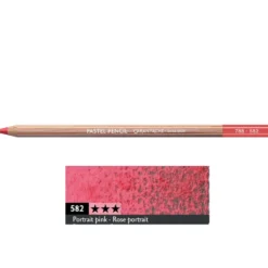 Pastela sucha w kredce Pastel Pencil - Caran d'Ache - 582, Portrait Pink
