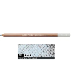 Pastela sucha w kredce Pastel Pencil - Caran d'Ache - 002, Silver Grey