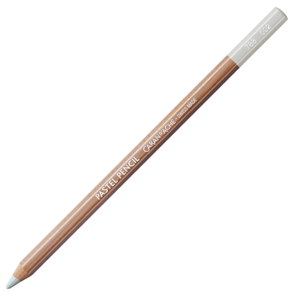 Pastela sucha w kredce Pastel Pencil - Caran d'Ache - 002, Silver Grey