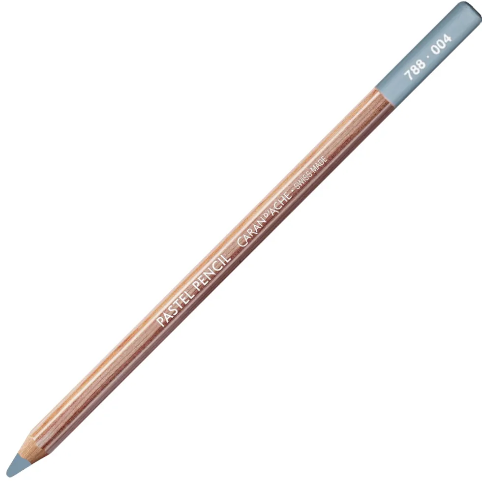 Pastela sucha w kredce Pastel Pencil - Caran d'Ache - 004, Steel Grey