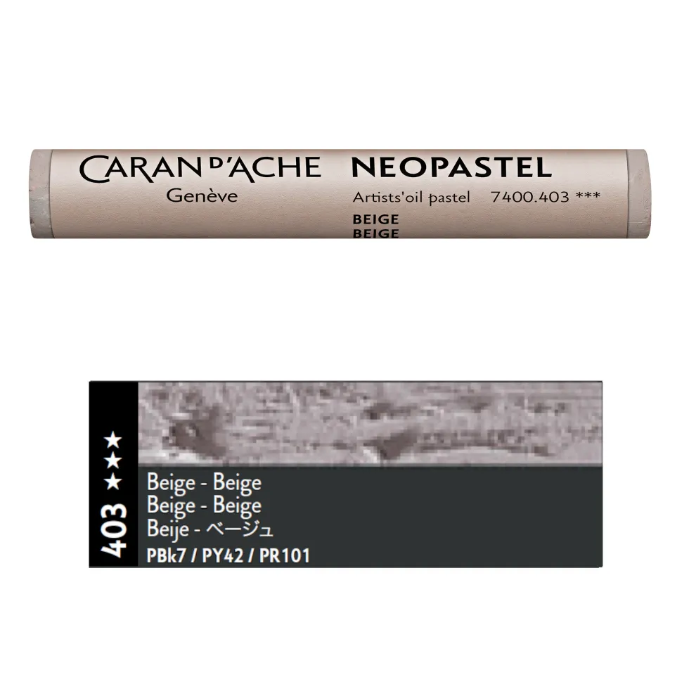 Pastel olejna Neopastel - Caran d'Ache - 403, Beige