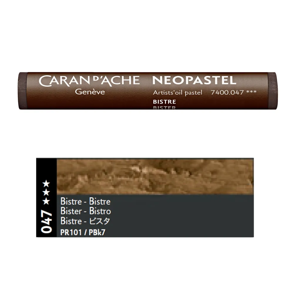 Pastel olejna Neopastel - Caran d'Ache - 047, Bistre