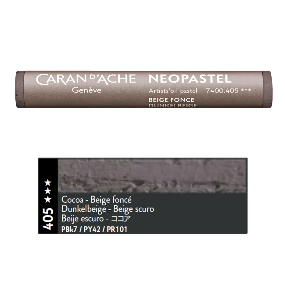 Pastel olejna Neopastel - Caran d'Ache - 405, Cocoa