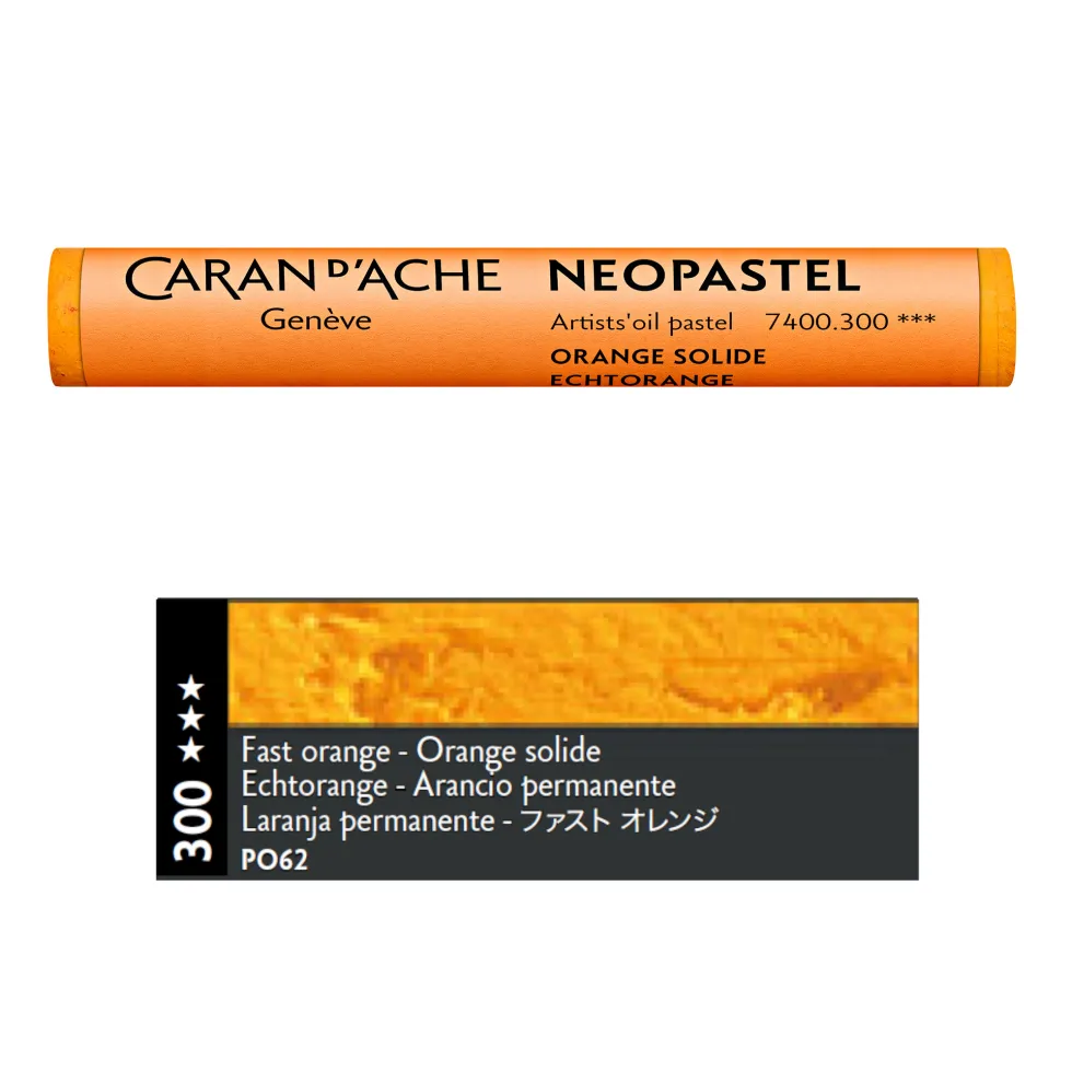 Pastel olejna Neopastel - Caran d'Ache - 300, Fast Orange