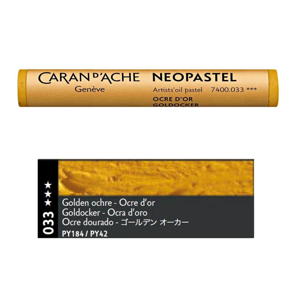 Pastel olejna Neopastel - Caran d'Ache - 033, Golden Ochre