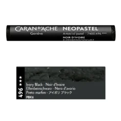 Pastel olejna Neopastel - Caran d'Ache - 496, Ivory Black