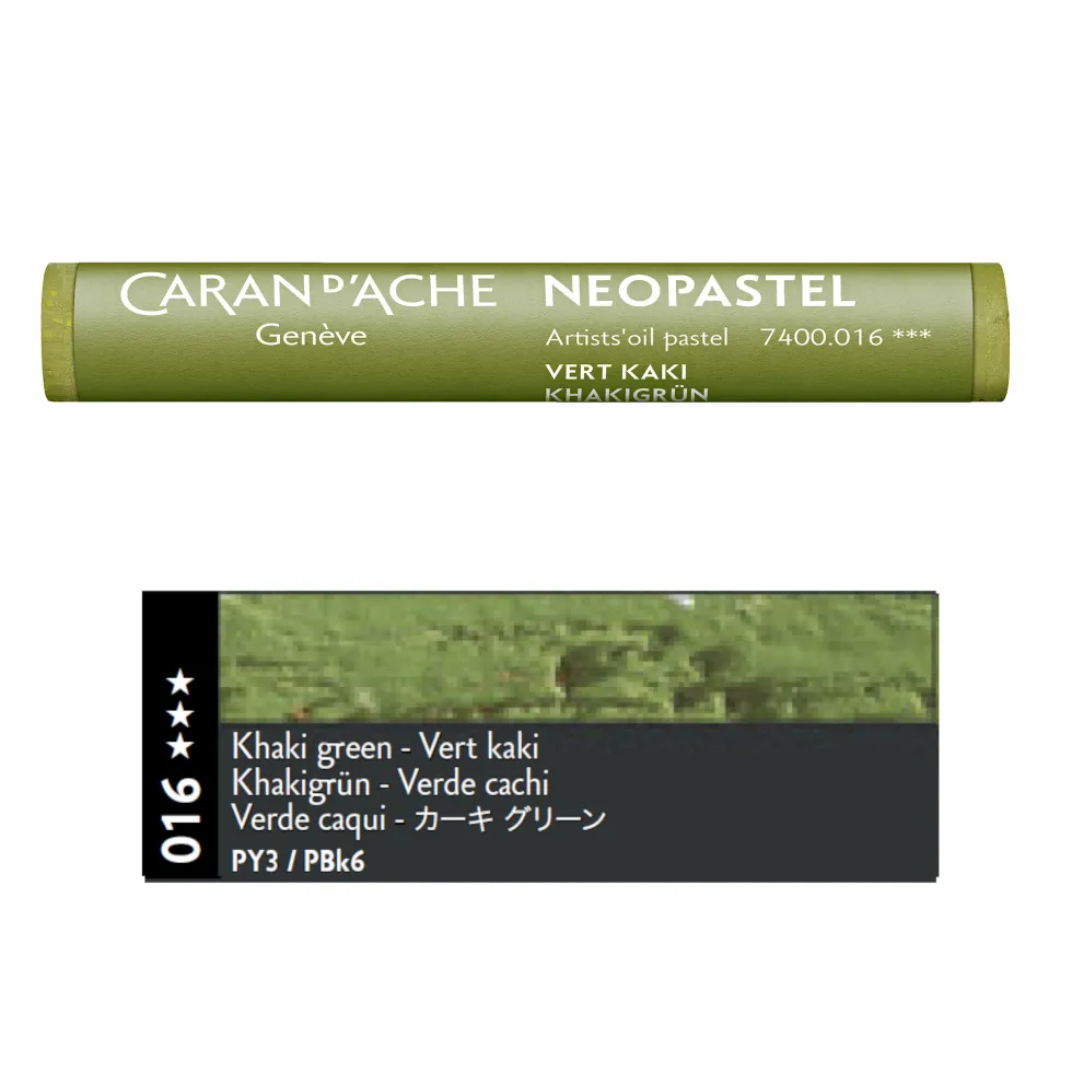 Pastel olejna Neopastel - Caran d'Ache - 016, Khaki Green