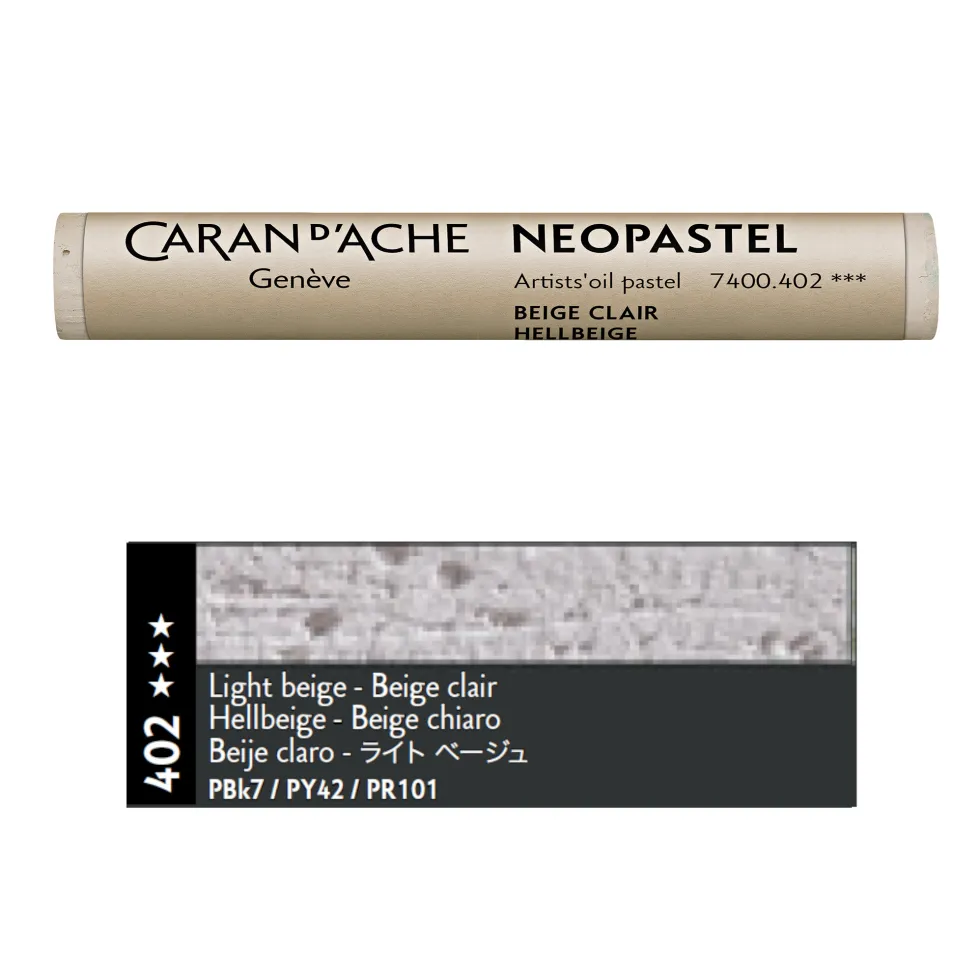 Pastel olejna Neopastel - Caran d'Ache - 402, Light Beige