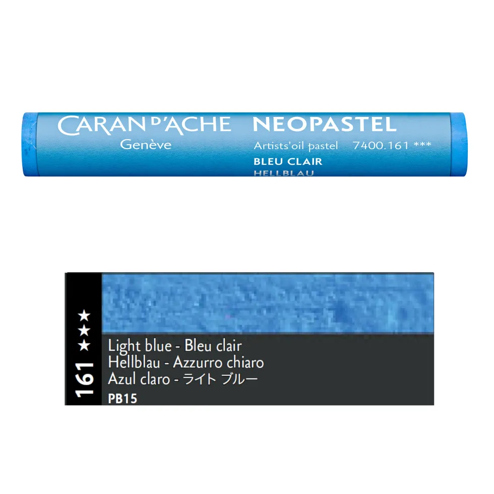 Pastel olejna Neopastel - Caran d'Ache - 161, Light Blue