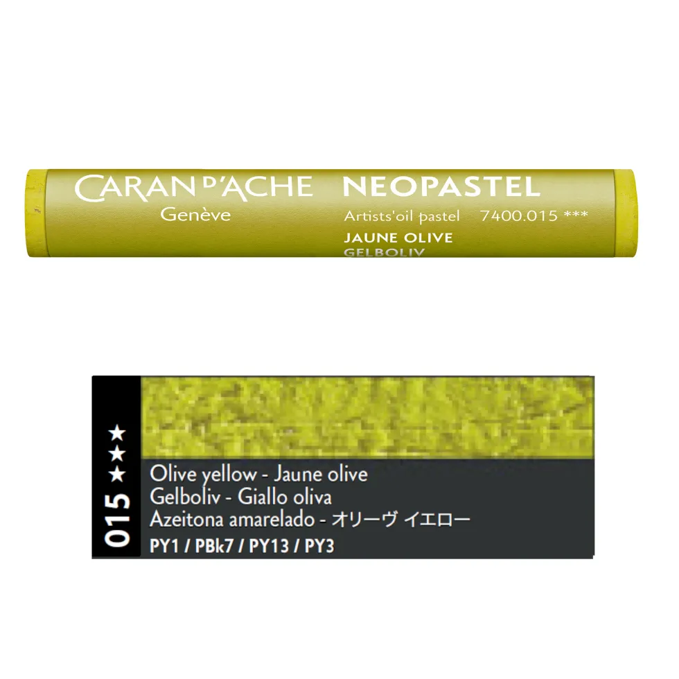 Pastel olejna Neopastel - Caran d'Ache - 015, Olive Yellow