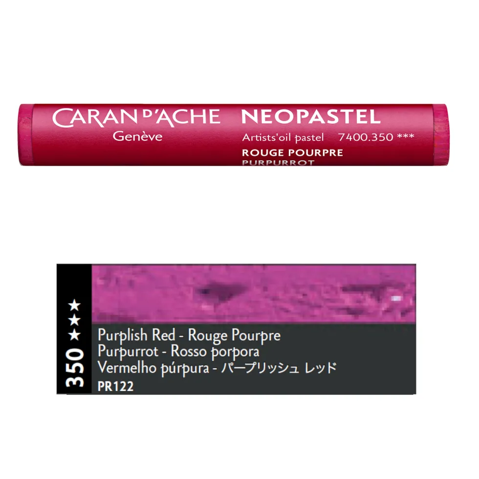 Pastel olejna Neopastel - Caran d'Ache - 350, Purplish Red