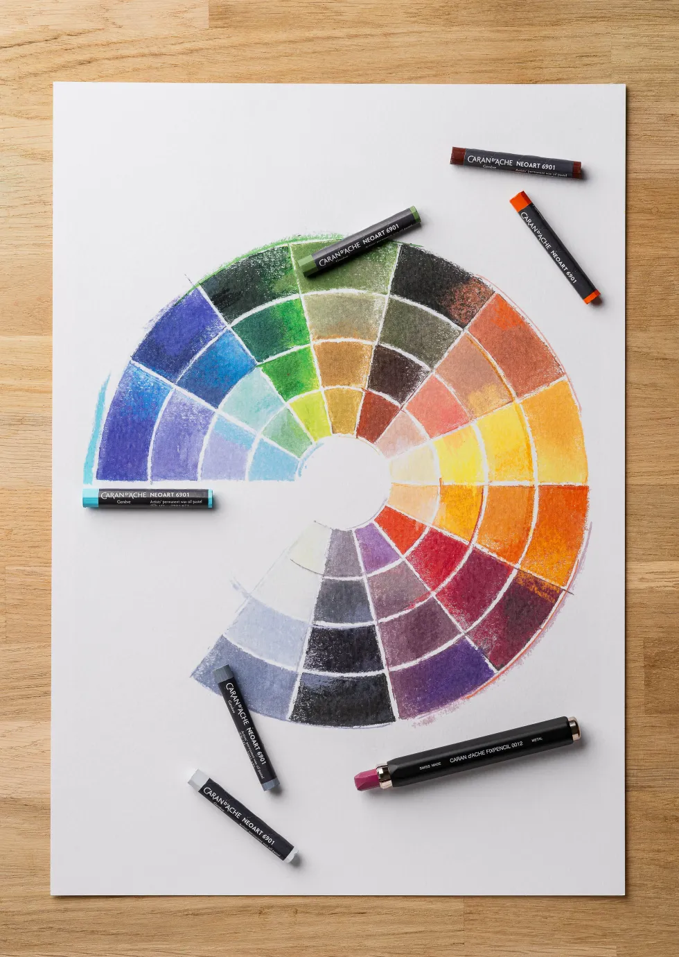 Pastel woskowo-olejny Neoart 6901 - Caran d'Ache - 811, Bismuth White