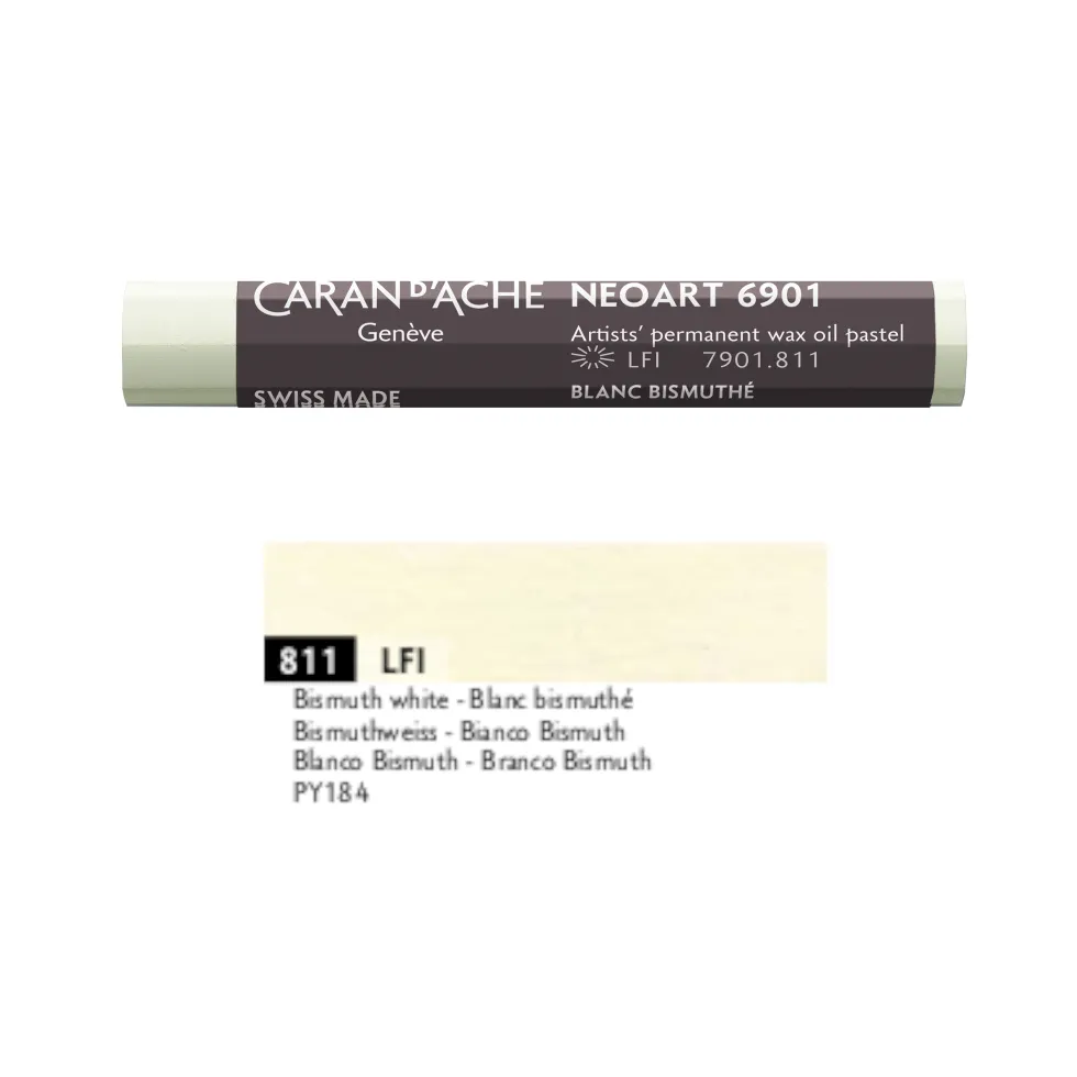 Pastel woskowo-olejny Neoart 6901 - Caran d'Ache - 811, Bismuth White