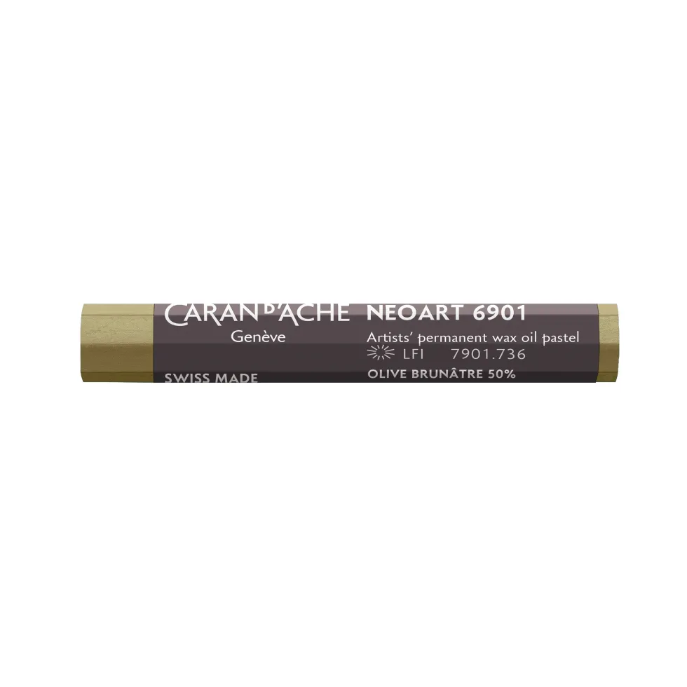 Pastel woskowo-olejny Neoart 6901 - Caran d'Ache - 736, Brown Olive 50