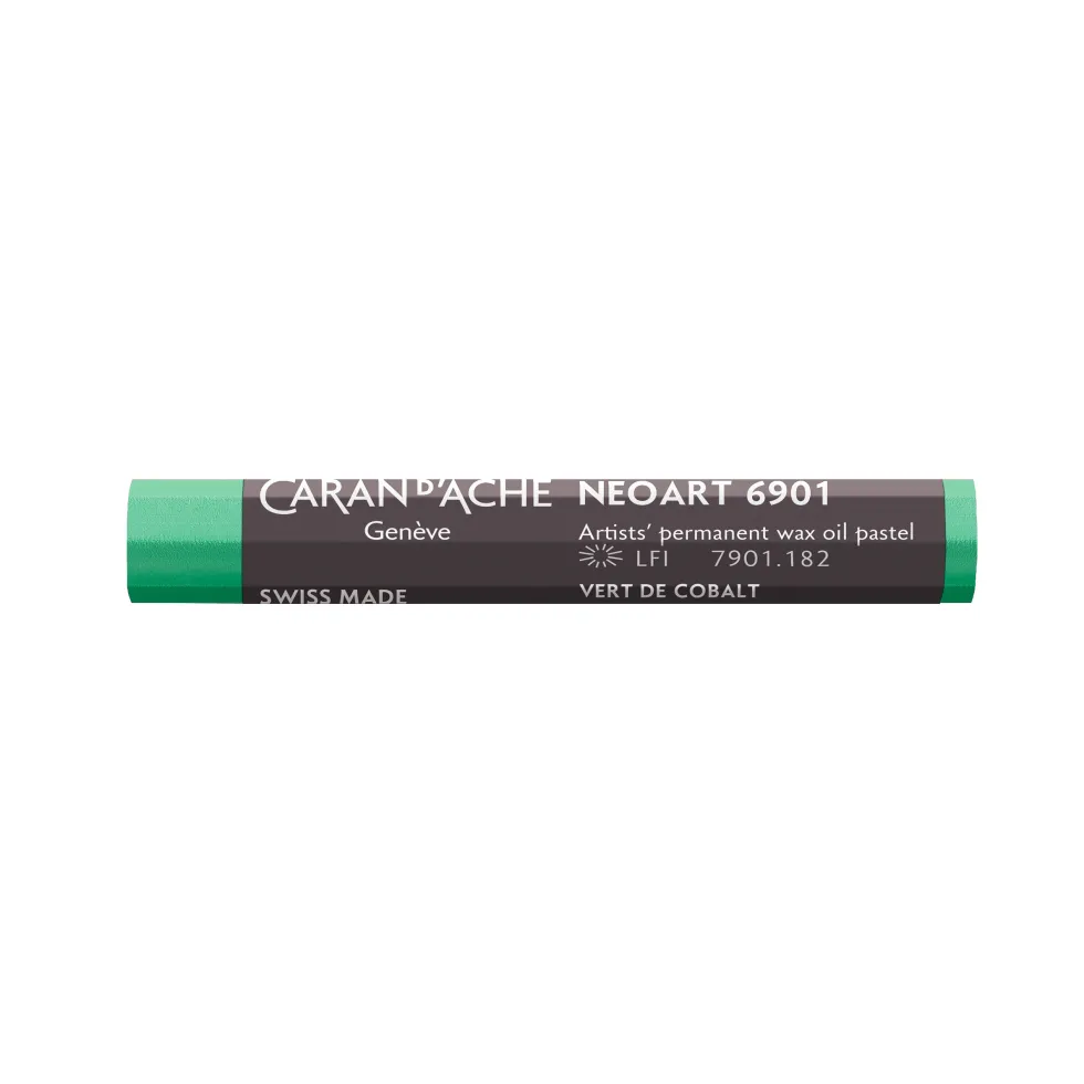 Pastel woskowo-olejny Neoart 6901 - Caran d'Ache - 182, Cobalt Green