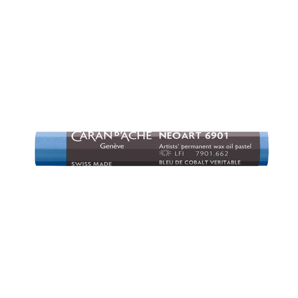 Pastel woskowo-olejny Neoart 6901 - Caran d'Ache - 662, Genuine Cobalt Blue