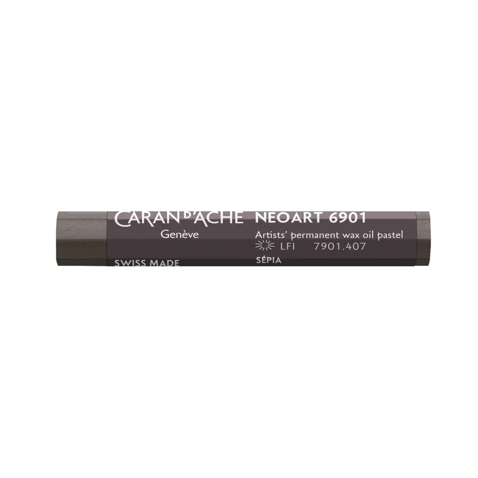 Pastel woskowo-olejny Neoart 6901 - Caran d'Ache - 407, Sepia