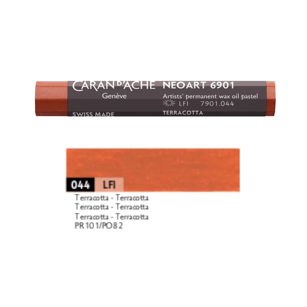 Pastel woskowo-olejny Neoart 6901 - Caran d'Ache - 044, Terracotta