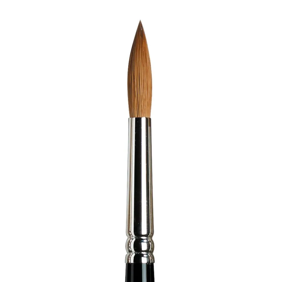 Pędzel do akwareli Kolinsky Sable, seria 7 - Winsor & Newton - krótka rączka, nr 7