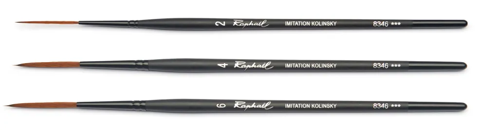 Pędzel liner syntetyczny Stradivarius seria 8346 - Raphael - nr 2