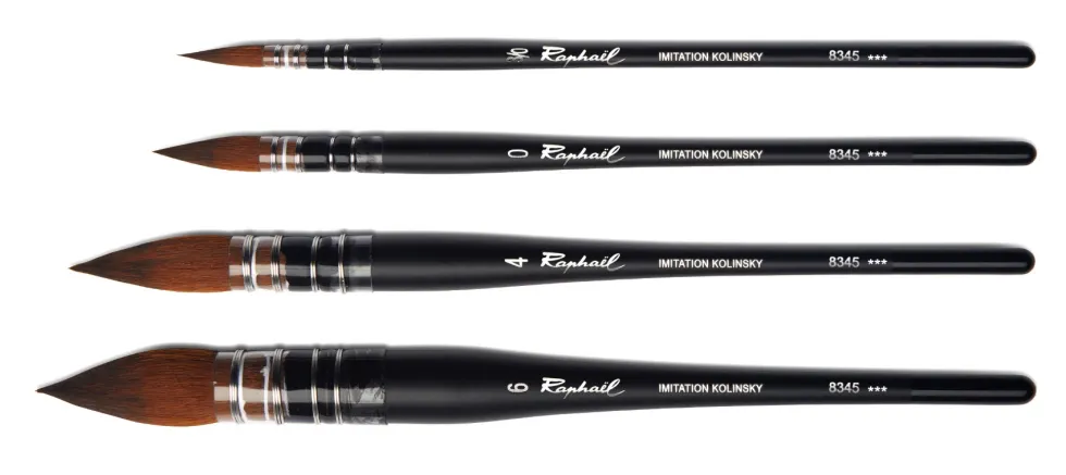 Pędzel mop syntetyczny Stradivarius seria 8345 - Raphael - nr 0