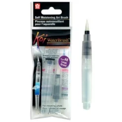 Pędzel na wodę Waterbrush, krótki - Sakura - duża końcówka, L