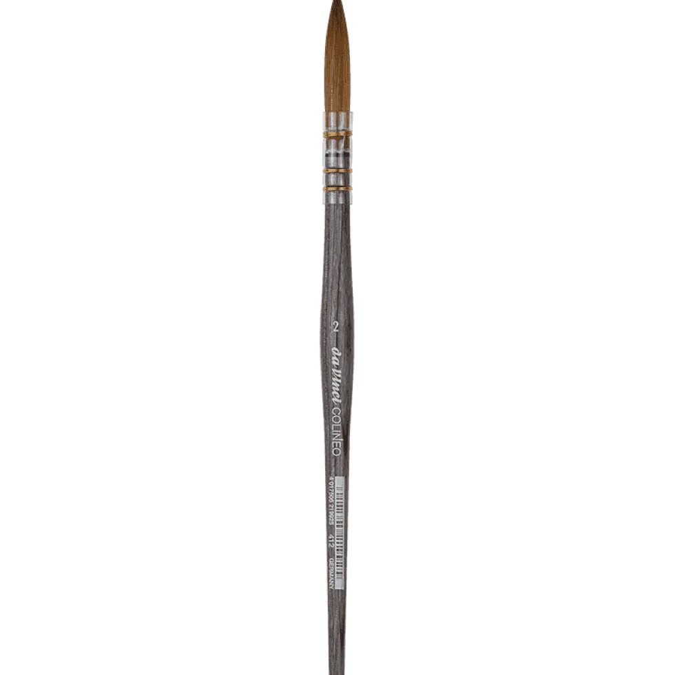 Pędzel okrągły długi syntetyczny Colineo seria 412 - Da Vinci - nr 2