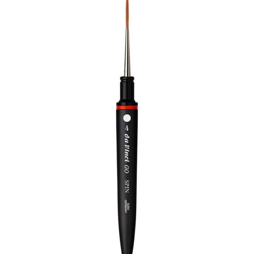 Pędzel okrągły Go Spin 8280 Rigger syntetyczny - Da Vinci - nr 4