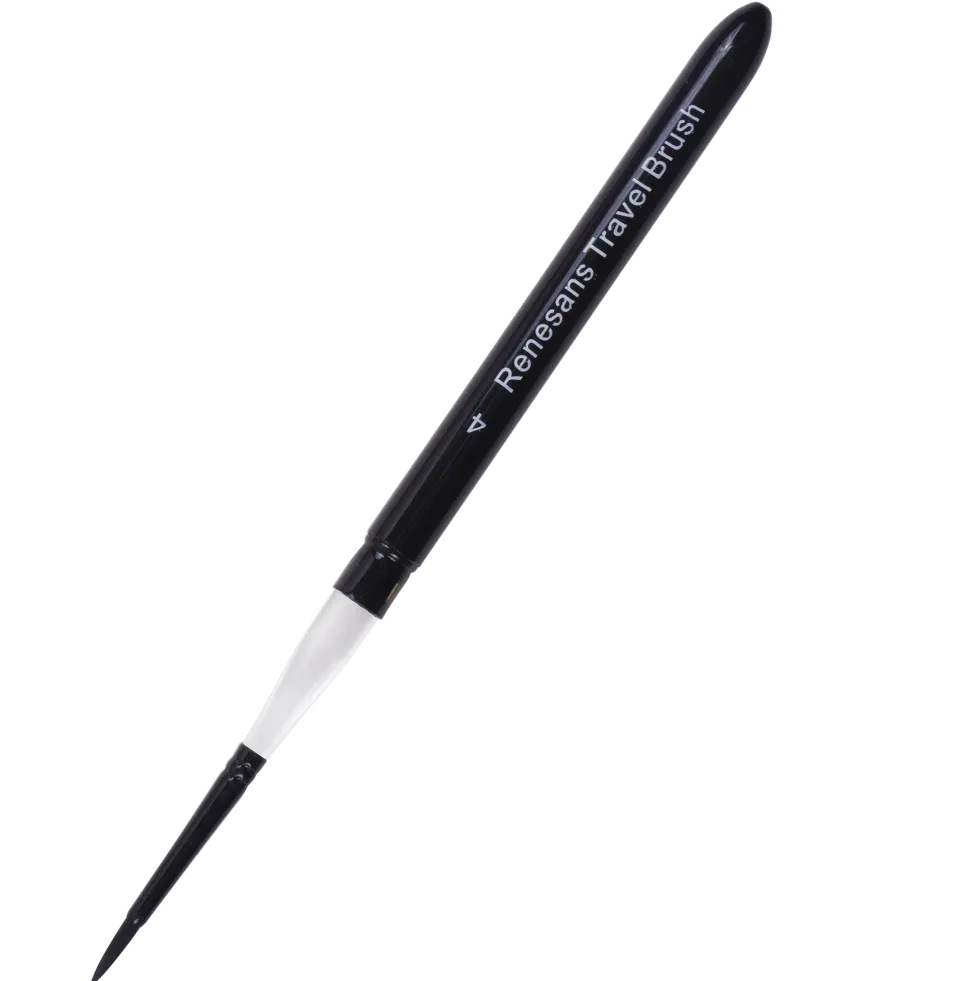 Pędzel okrągły, mieszany Travel Brush - Renesans - nr 4