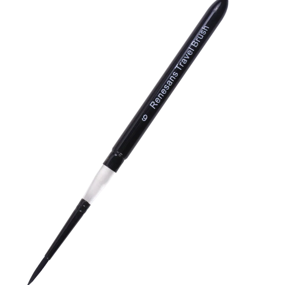 Pędzel okrągły, mieszany Travel Brush - Renesans - nr 6