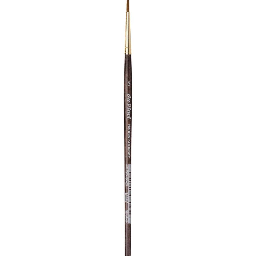 Pędzel okrągły, naturalny, Harbin-Kolinsky, seria 1526Y - Da Vinci - 2