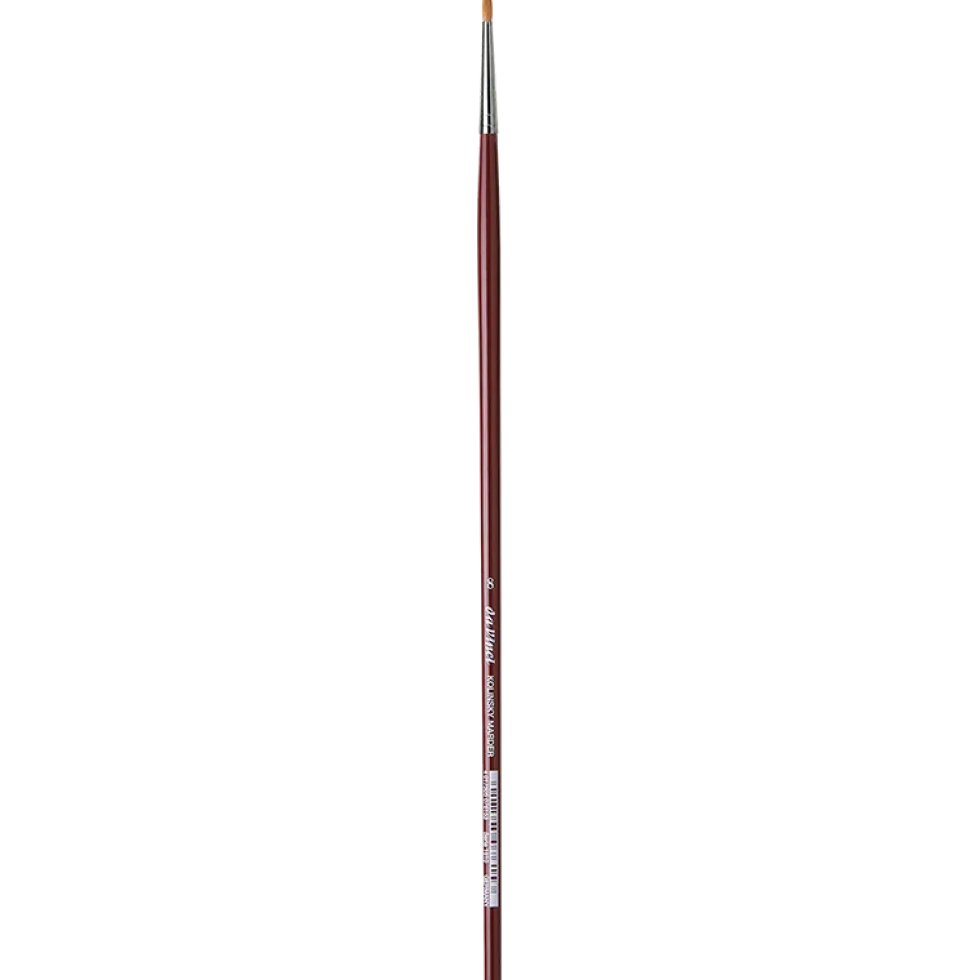 Pędzel okrągły, naturalny, Red Sable Kolinsky, seria 1610 - Da Vinci - 4