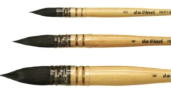 Pędzel okrągły, naturalny, Wash Brush, seria 418 - Da Vinci - 2
